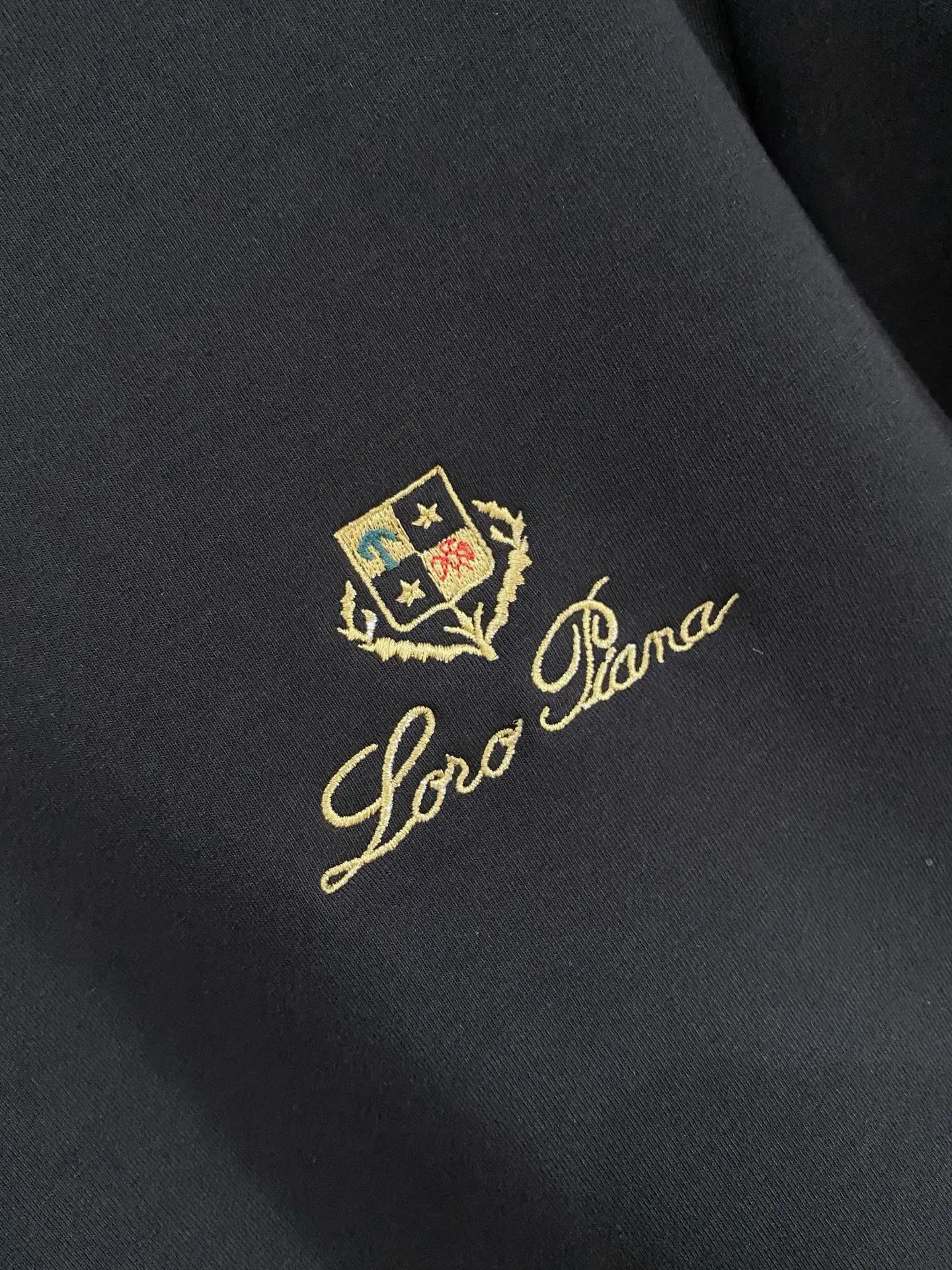 Embroidered Crest Fleece-Lined Sweatshirt D19521484 — view 5