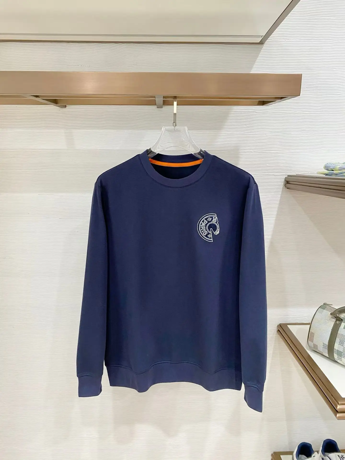 Embroidered Logo Crew-Neck Sweatshirt D19521494