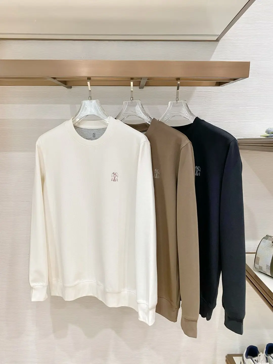 Logo-Embroidered Scuba Knit Sweatshirt D19521487 — view 9