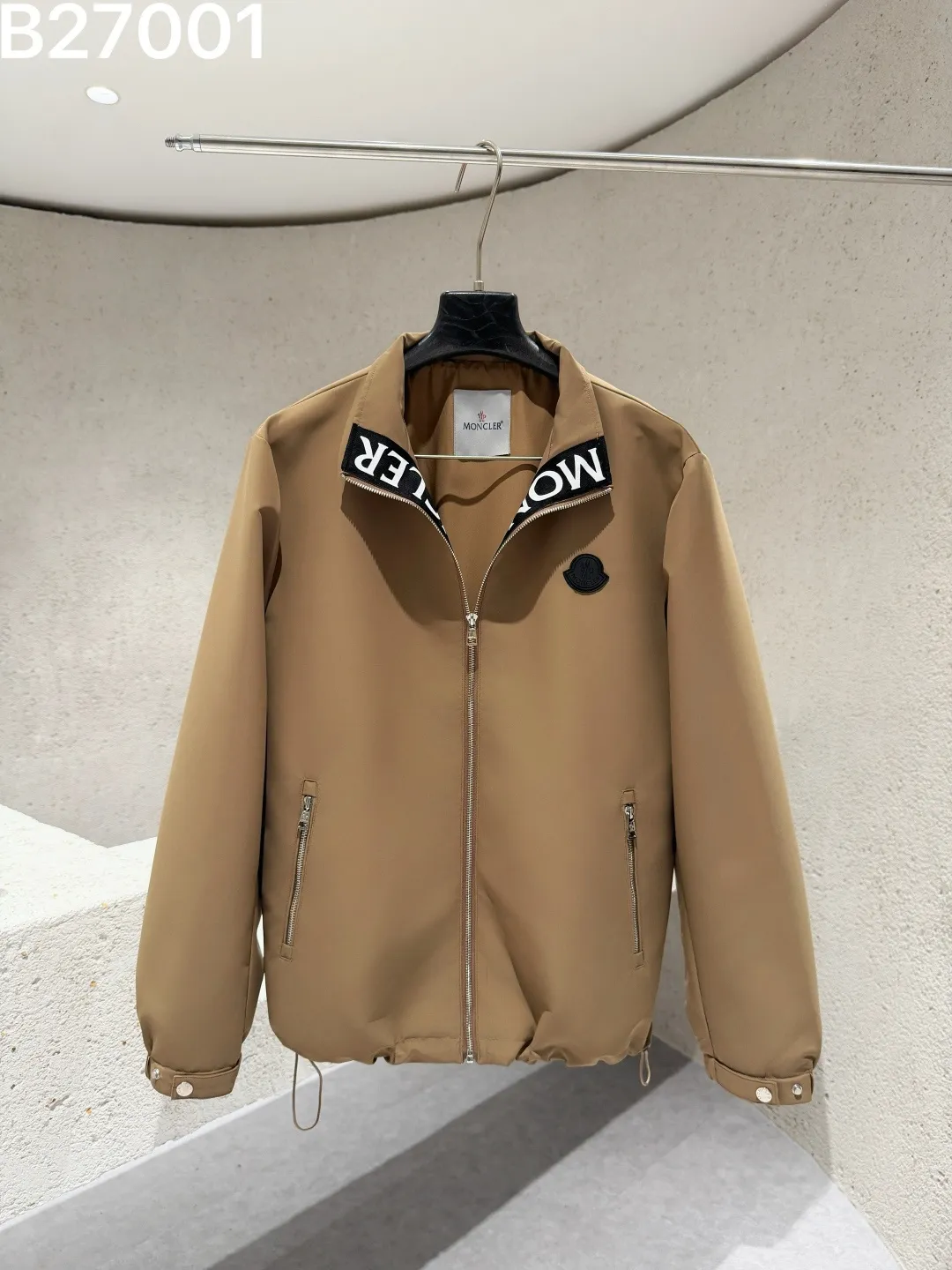 Logo-Intarsia Technical Zip-Up Jacket D26021480 — view 2