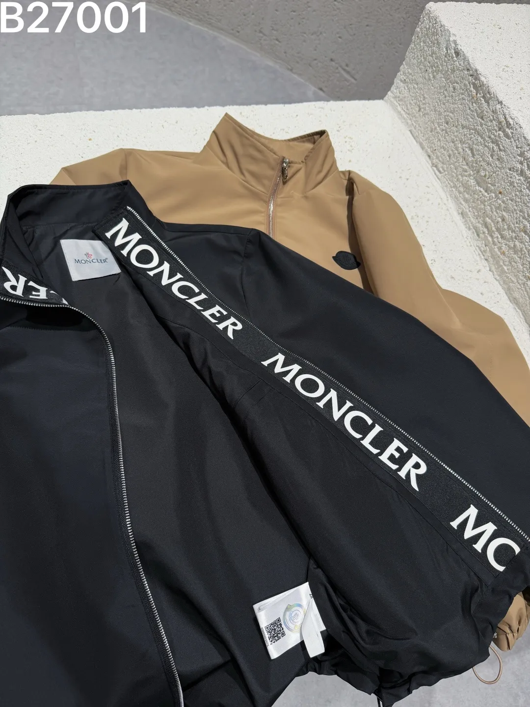 Logo-Intarsia Technical Zip-Up Jacket D26021480 — view 6