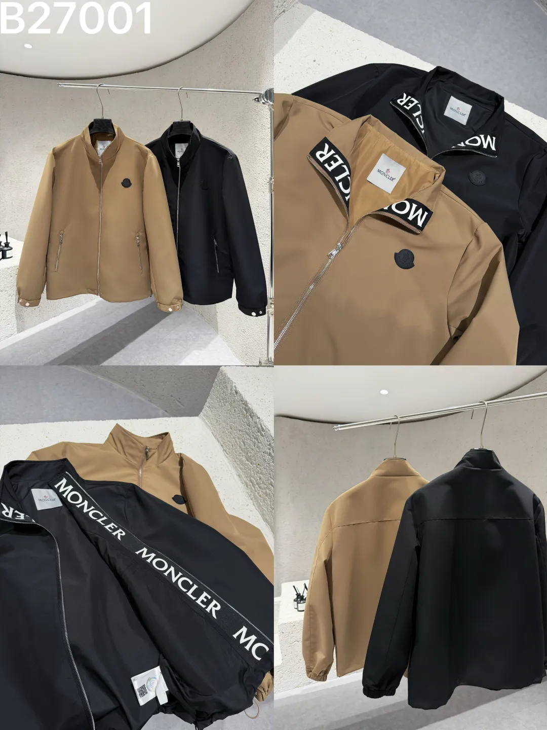 Logo-Intarsia Technical Zip-Up Jacket D26021480 — view 9