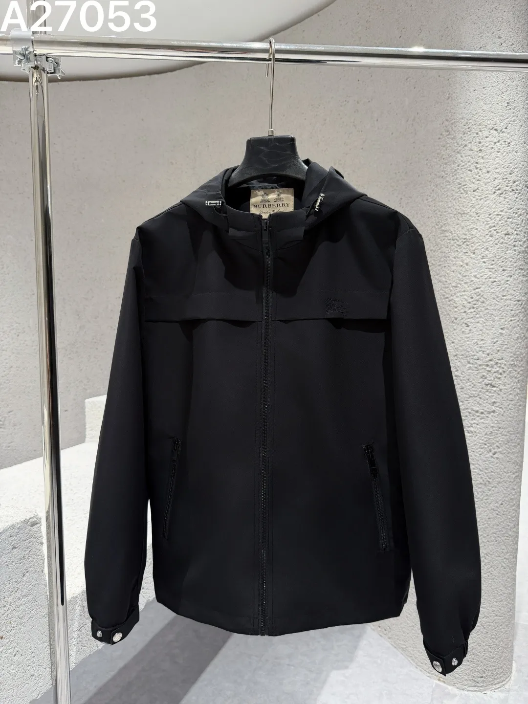 Hooded Technical Shell Jacket D21521477 — view 2