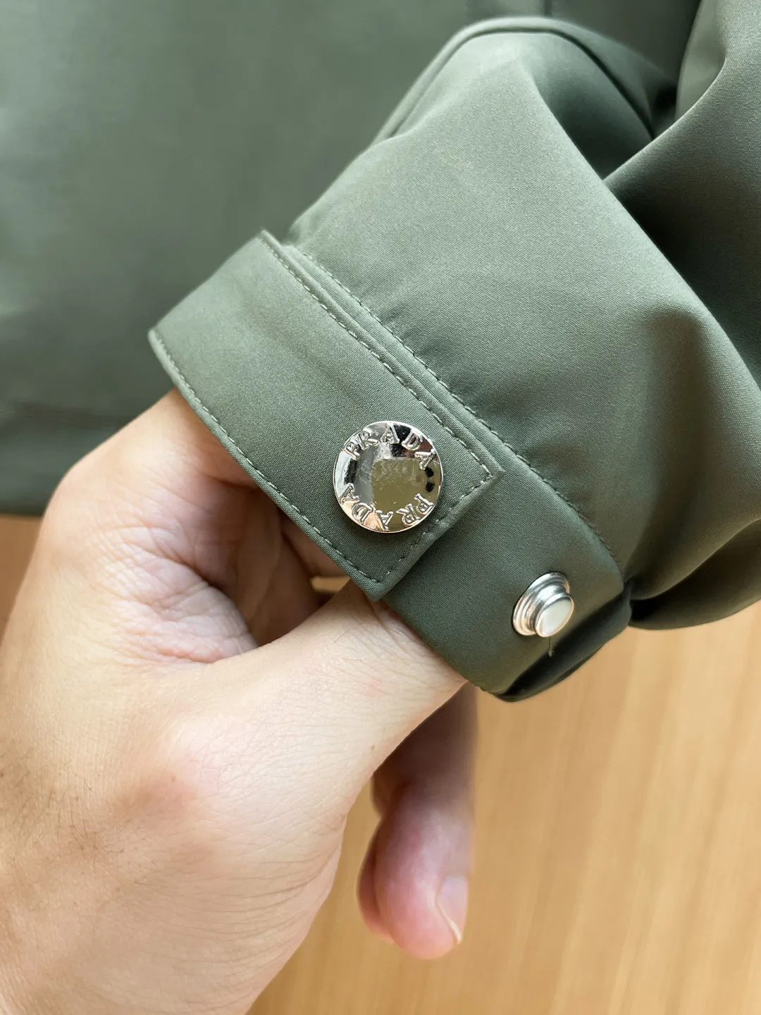 Hooded Technical Fabric Zip-Up Jacket D21521467 — view 5
