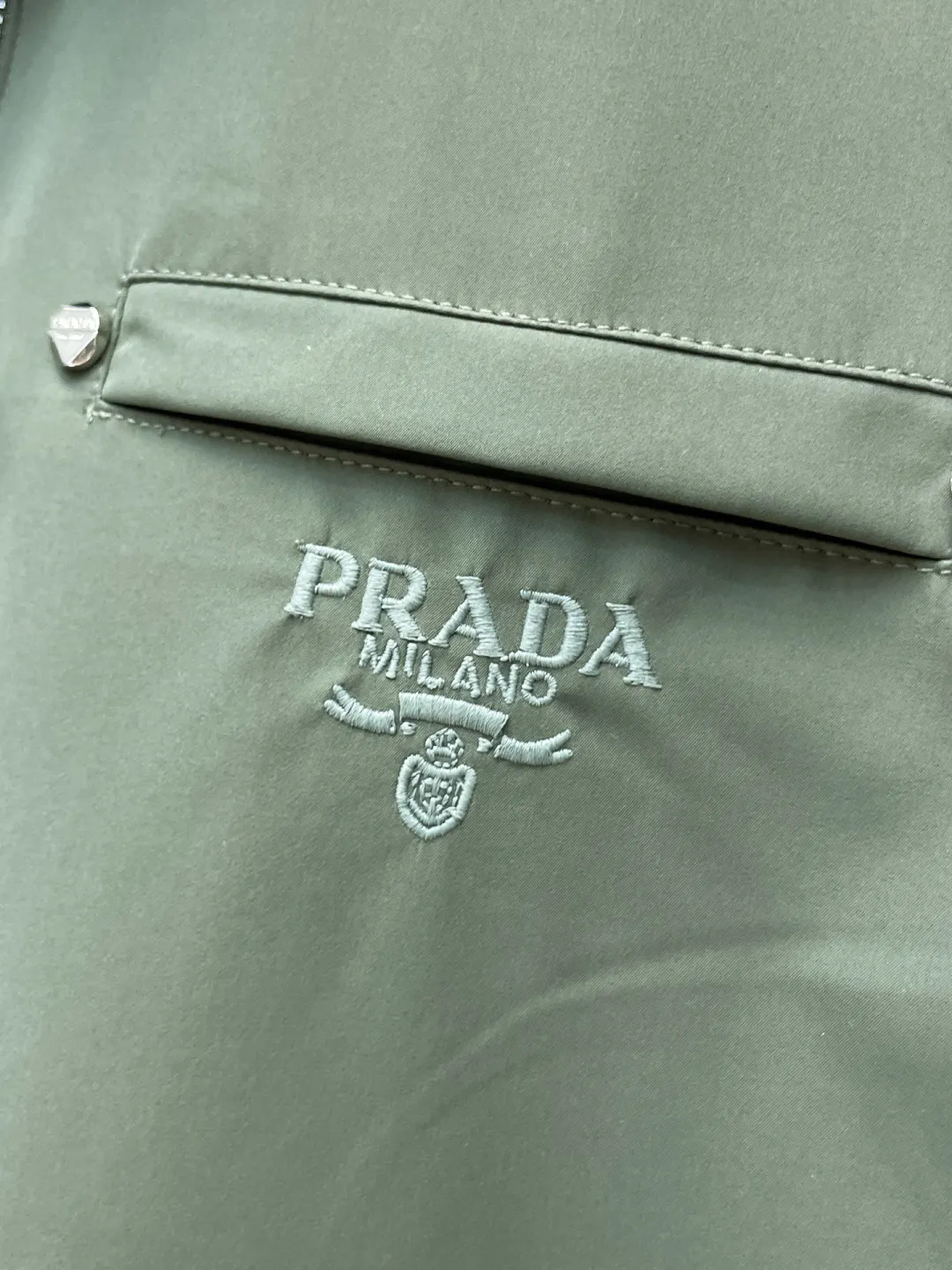 Hooded Technical Fabric Zip-Up Jacket D21521467 — view 7