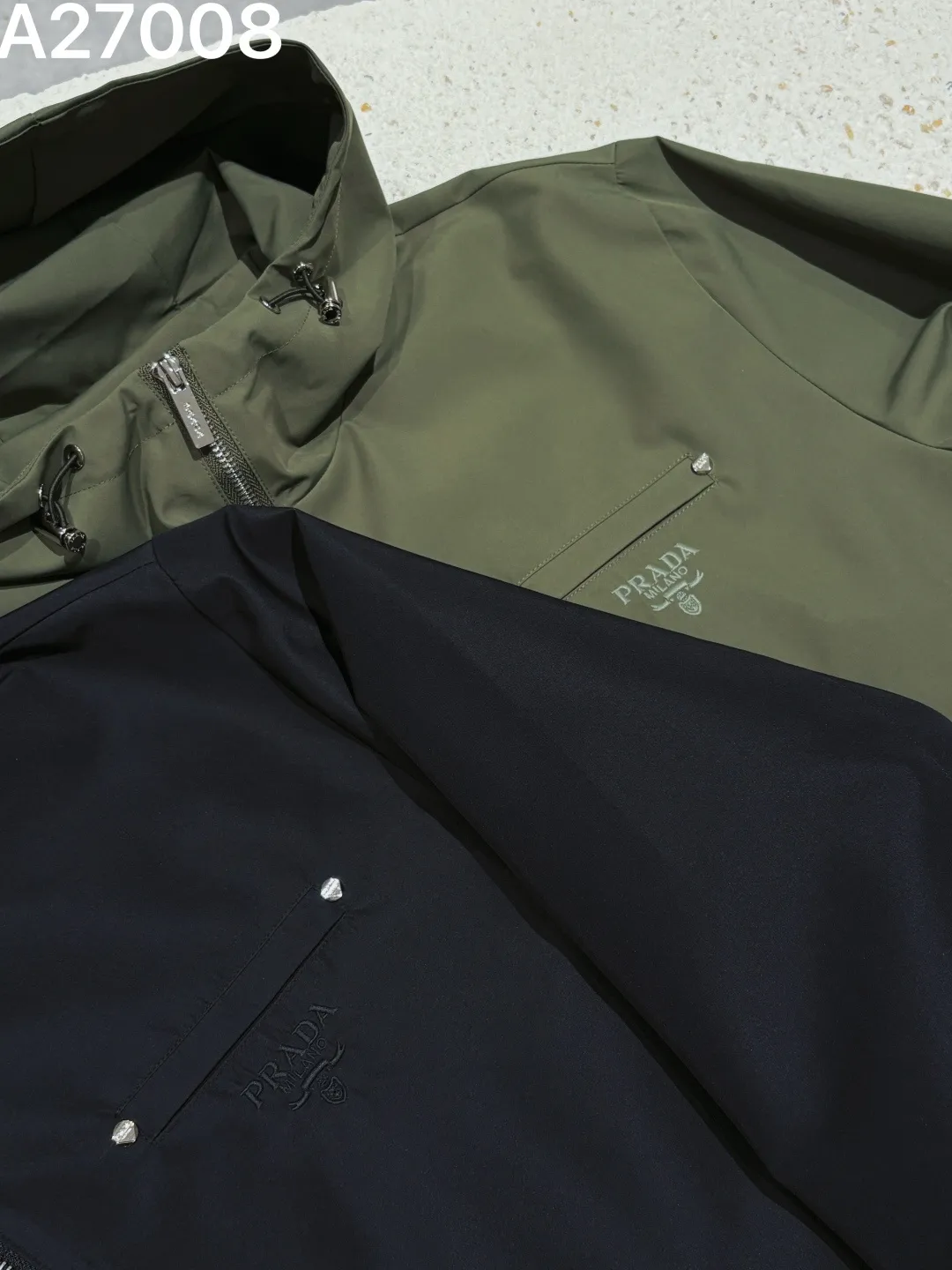 Hooded Technical Fabric Jacket D21521472 — view 7