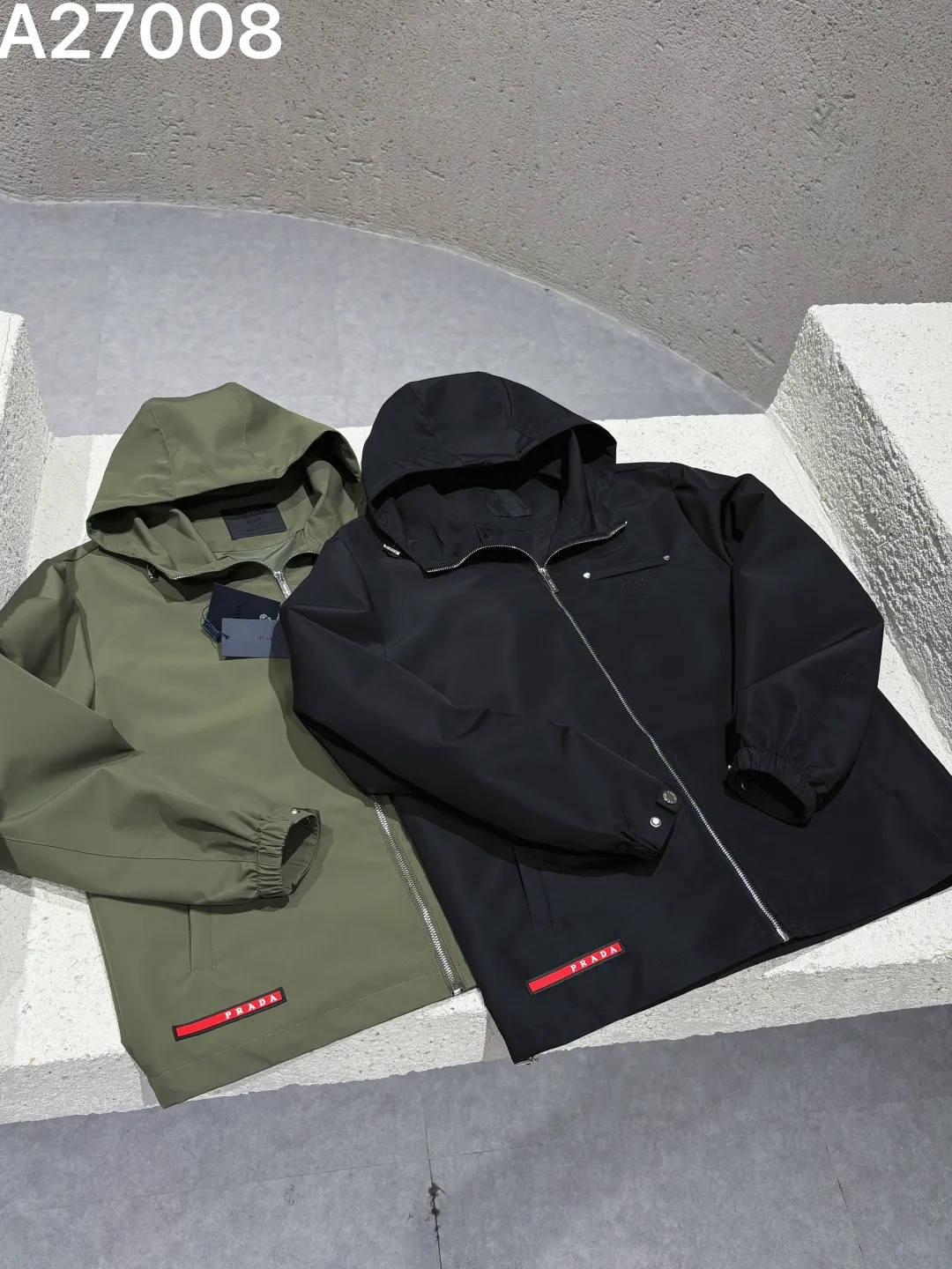 Hooded Technical Fabric Jacket D21521472 — view 8
