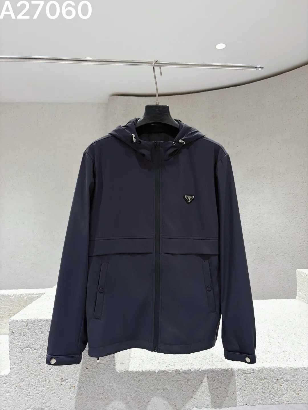 Logo-Appliqué Hooded Technical Jacket D21521473 — view 2