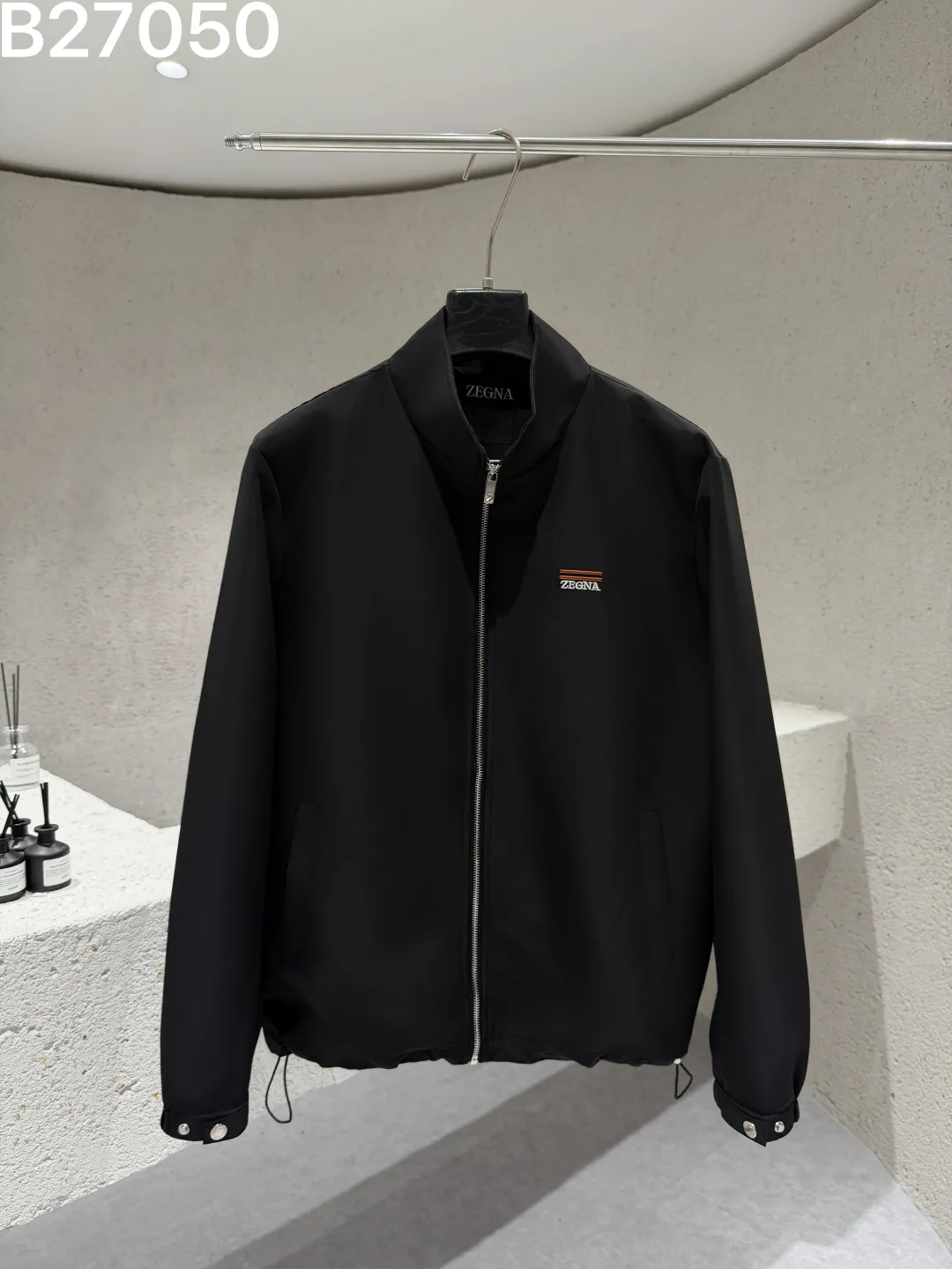 Zegna Technical Zip-Up Bomber Jacket D21521481 — view 2