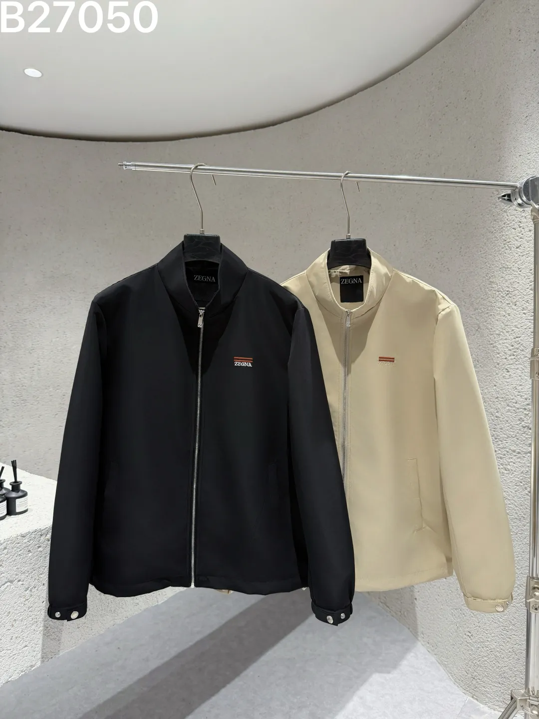 Zegna Technical Zip-Up Bomber Jacket D21521481 — view 3
