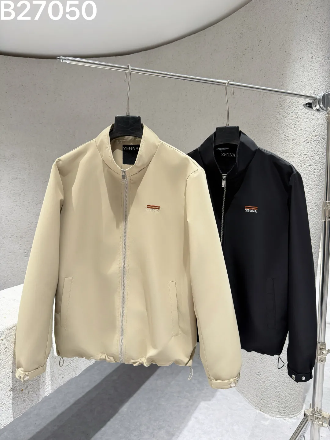 Zegna Technical Zip-Up Bomber Jacket D21521481 — view 4