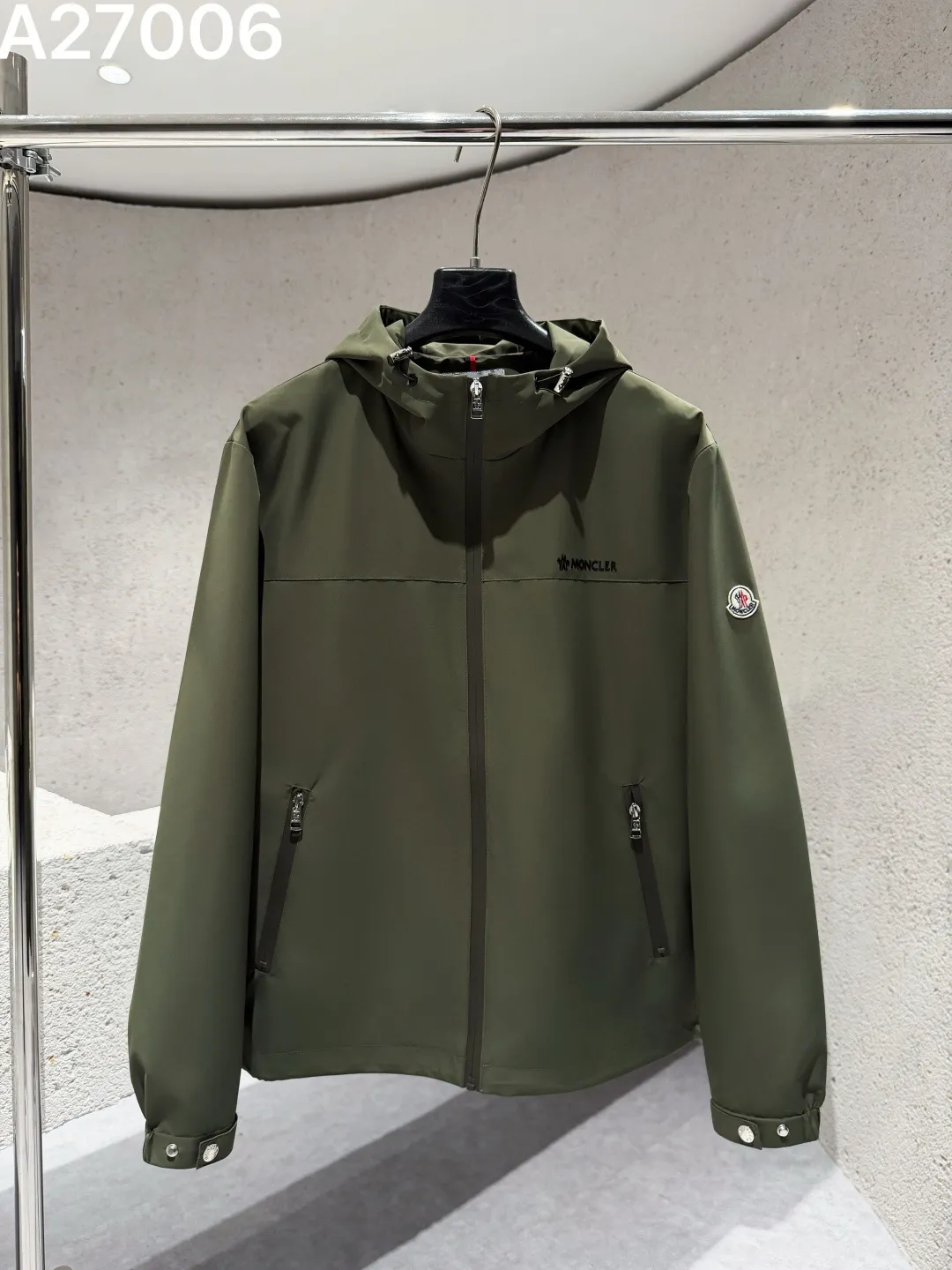 Moncler Hooded Technical Shell Jacket D21521468