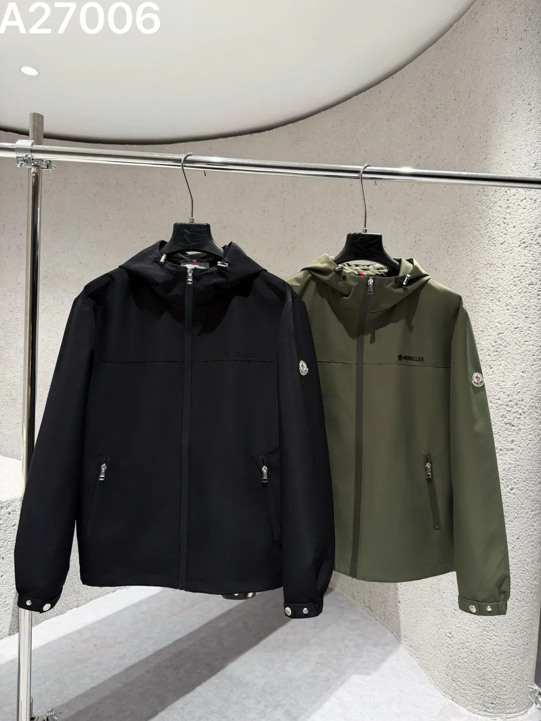 Moncler Hooded Technical Shell Jacket D21521468 — view 4