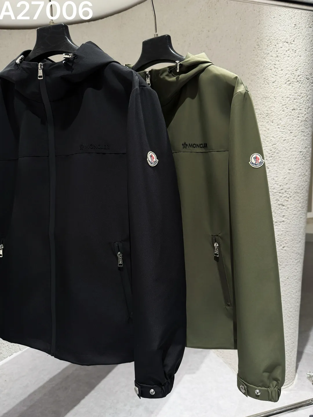 Moncler Hooded Technical Shell Jacket D21521468 — view 6