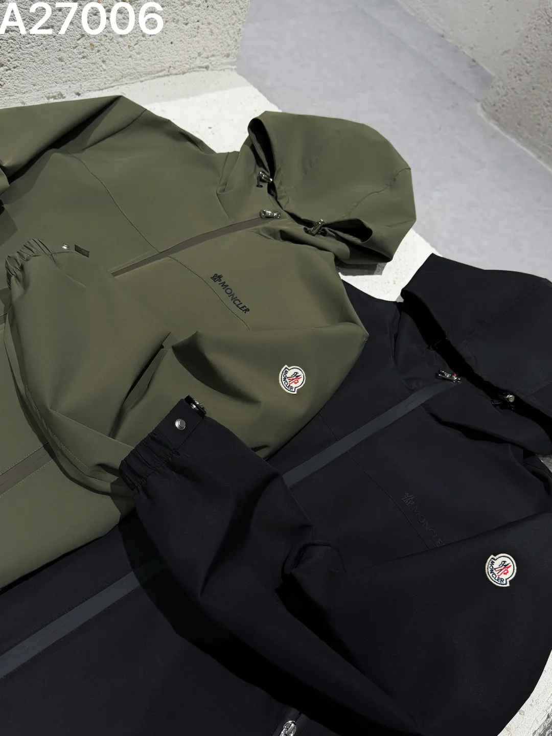 Moncler Hooded Technical Shell Jacket D21521468 — view 7
