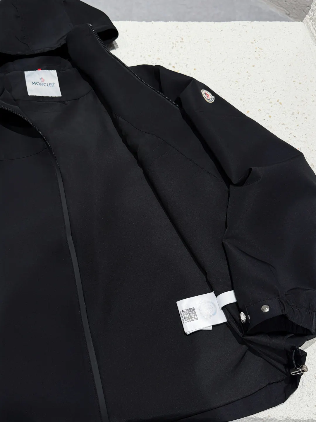 Moncler Hooded Technical Shell Jacket D21521468 — view 8