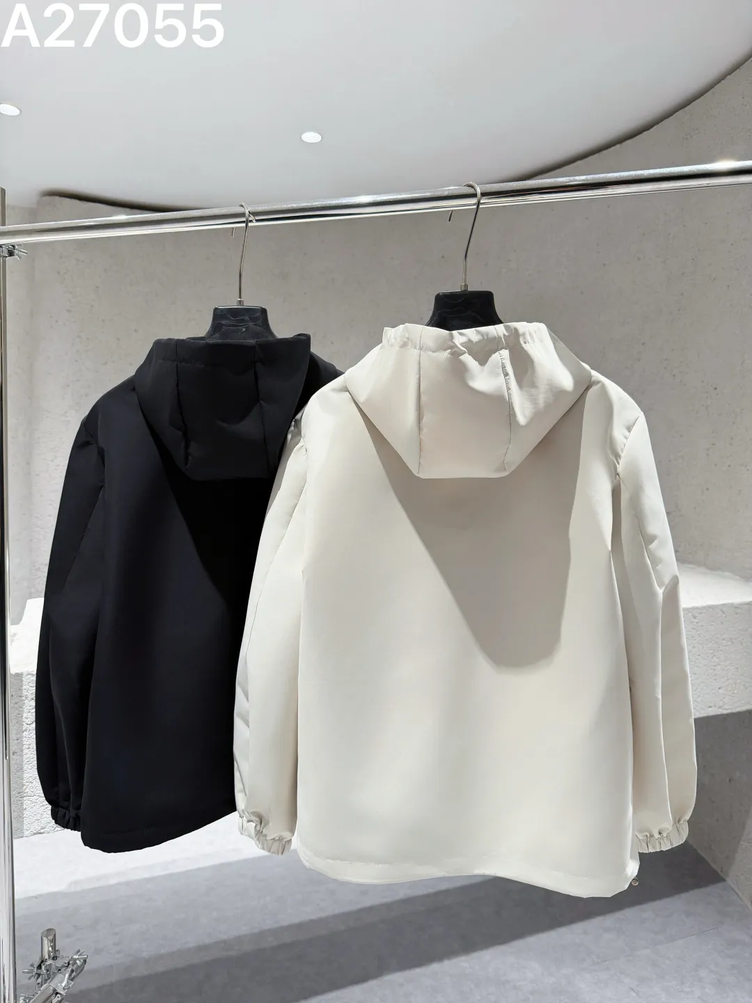 Moncler Hooded Technical Shell Jacket D21521479 — view 4