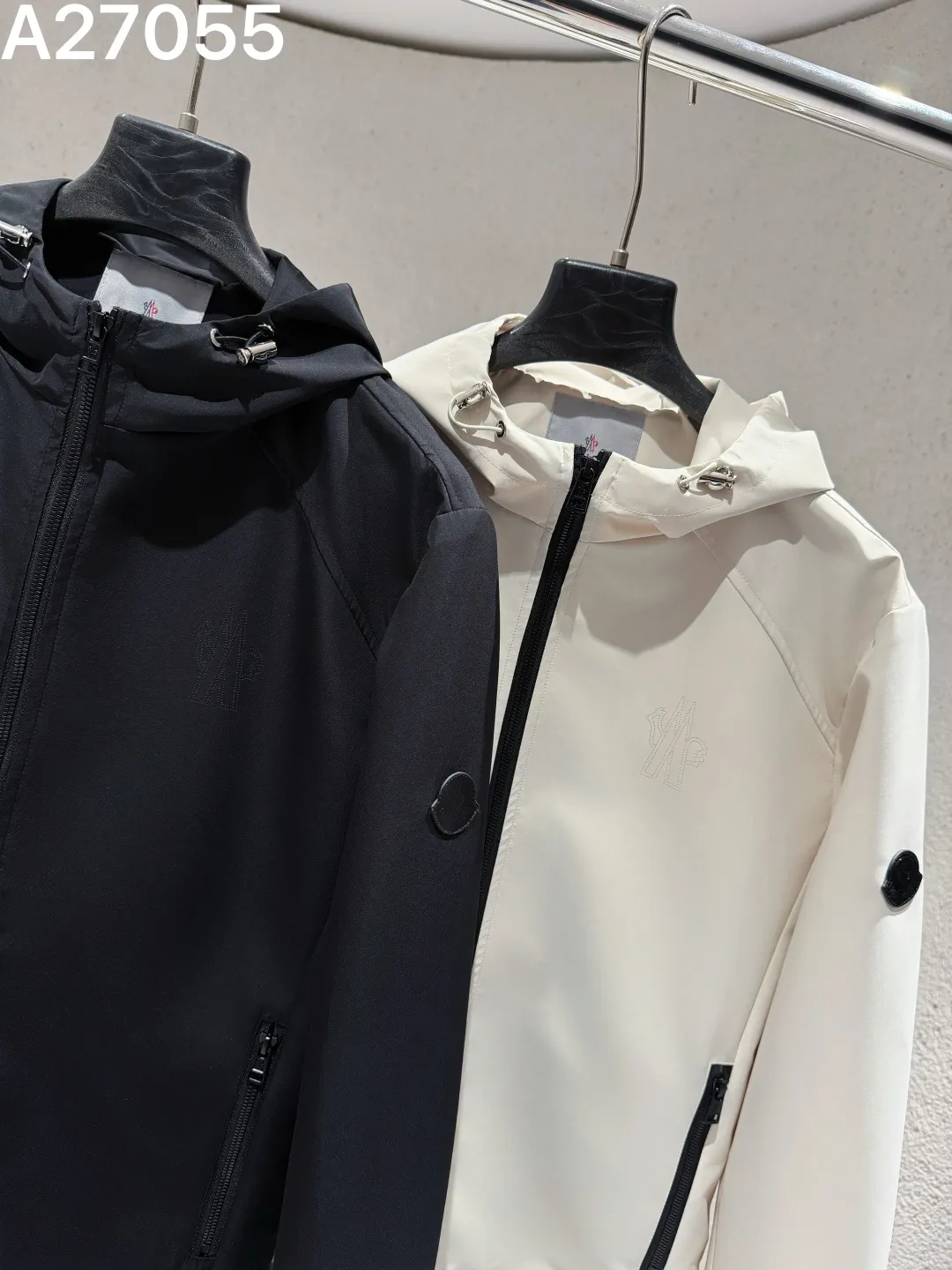 Moncler Hooded Technical Shell Jacket D21521479 — view 6
