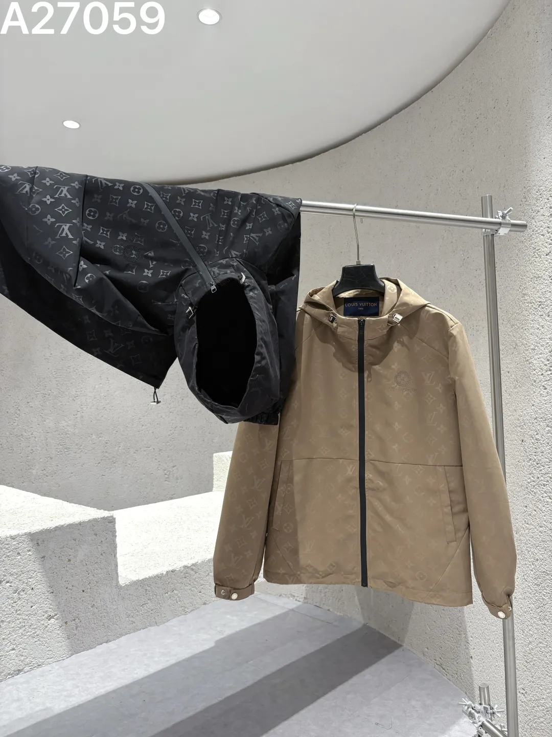 Monogram Technical Hooded Jacket D21521475 — view 6