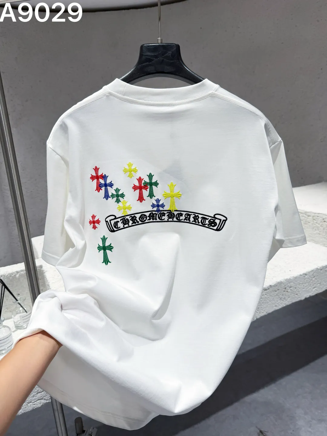 Embroidered Logo Cotton T-Shirt D9021515