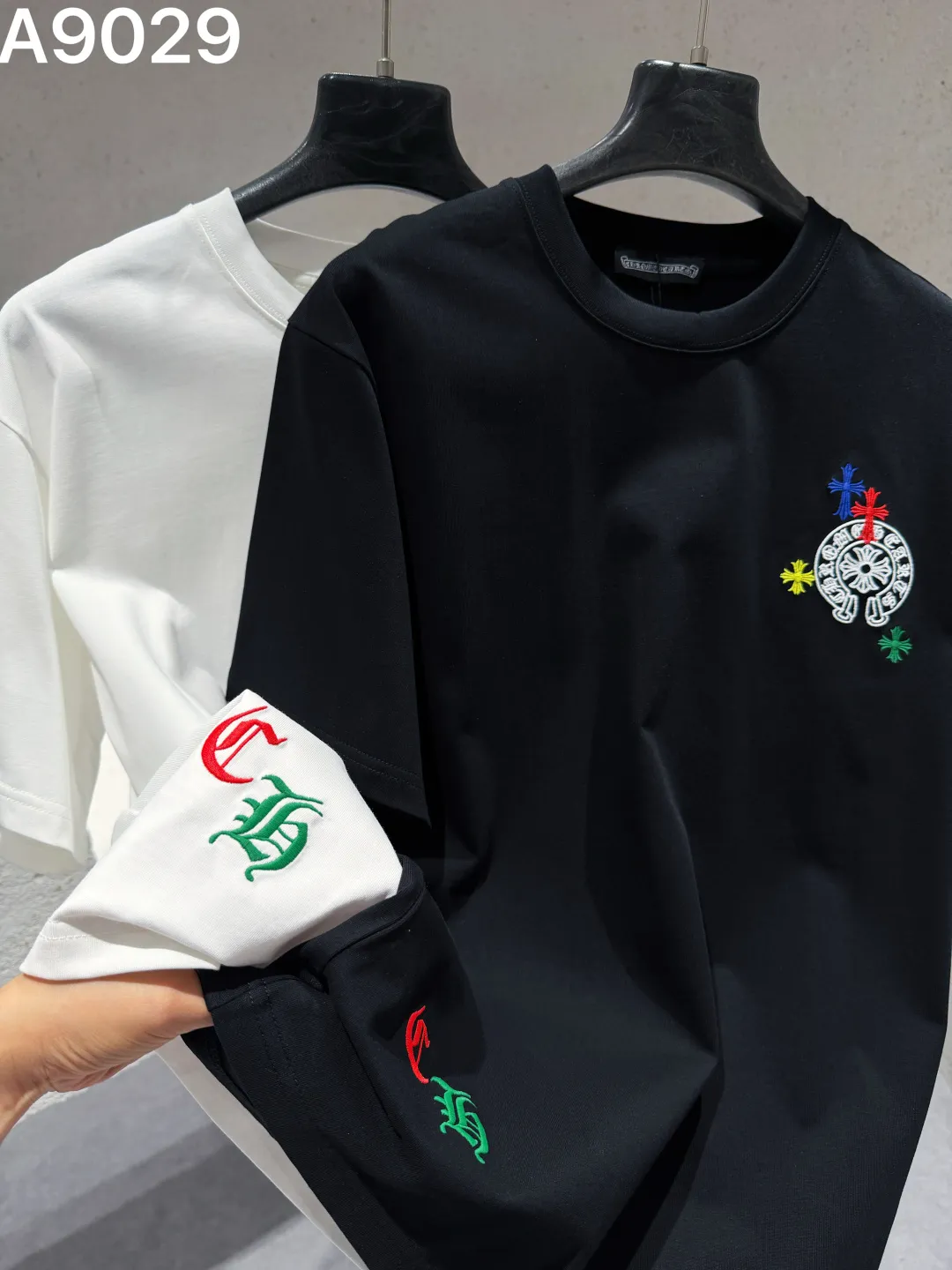 Embroidered Logo Cotton T-Shirt D9021515 — view 5