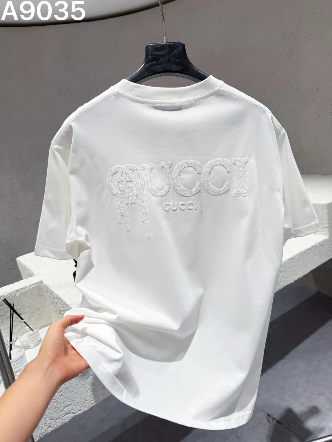 Embroidered Logo Cotton Jersey T-Shirt D9021514 — view 2