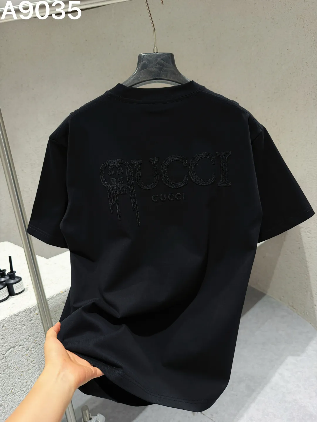 Embroidered Logo Cotton Jersey T-Shirt D9021514 — view 3