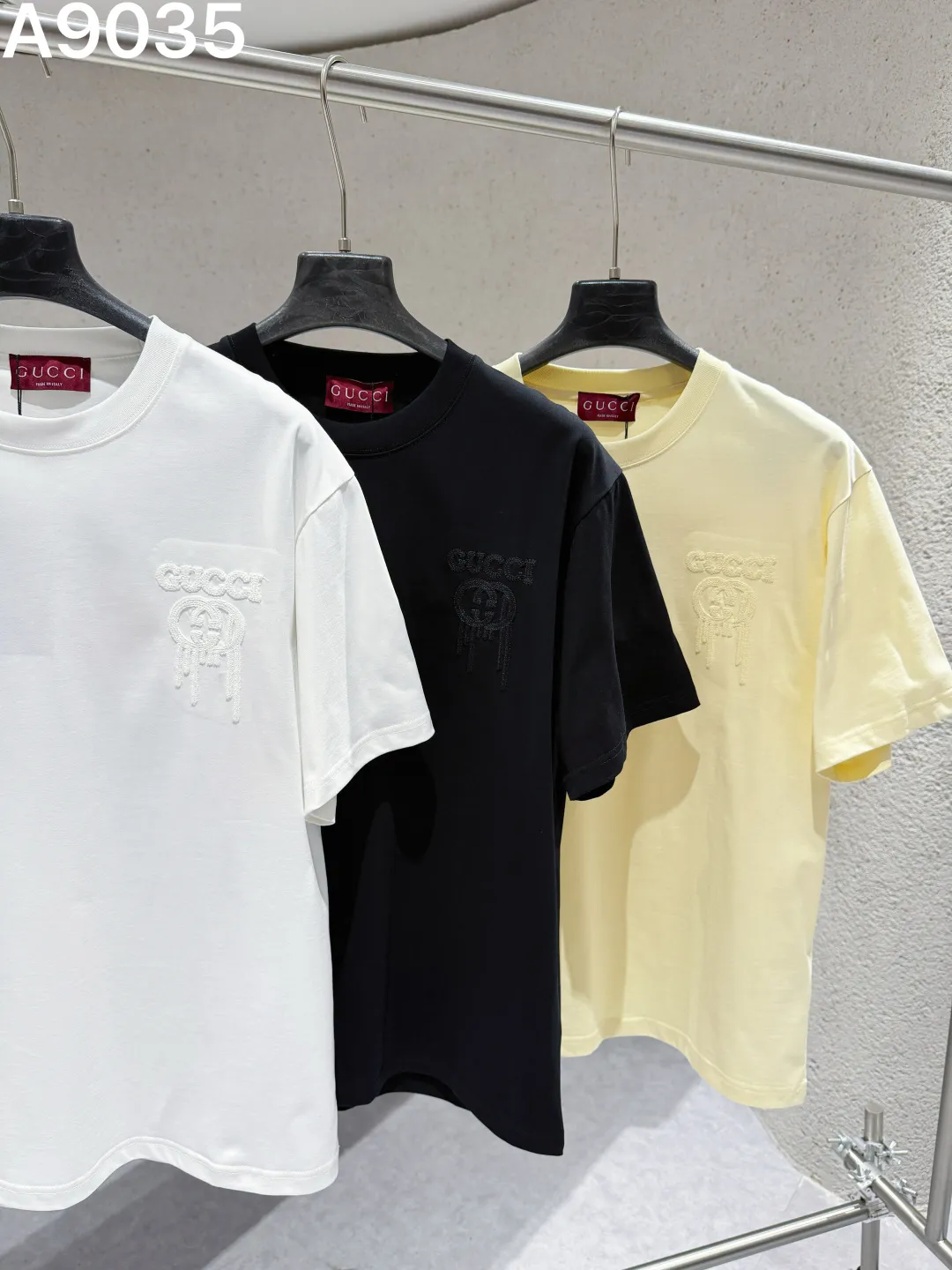 Embroidered Logo Cotton Jersey T-Shirt D9021514 — view 4
