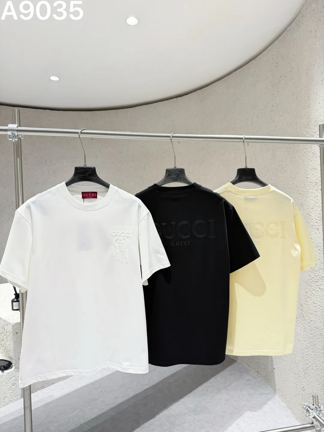 Embroidered Logo Cotton Jersey T-Shirt D9021514 — view 5