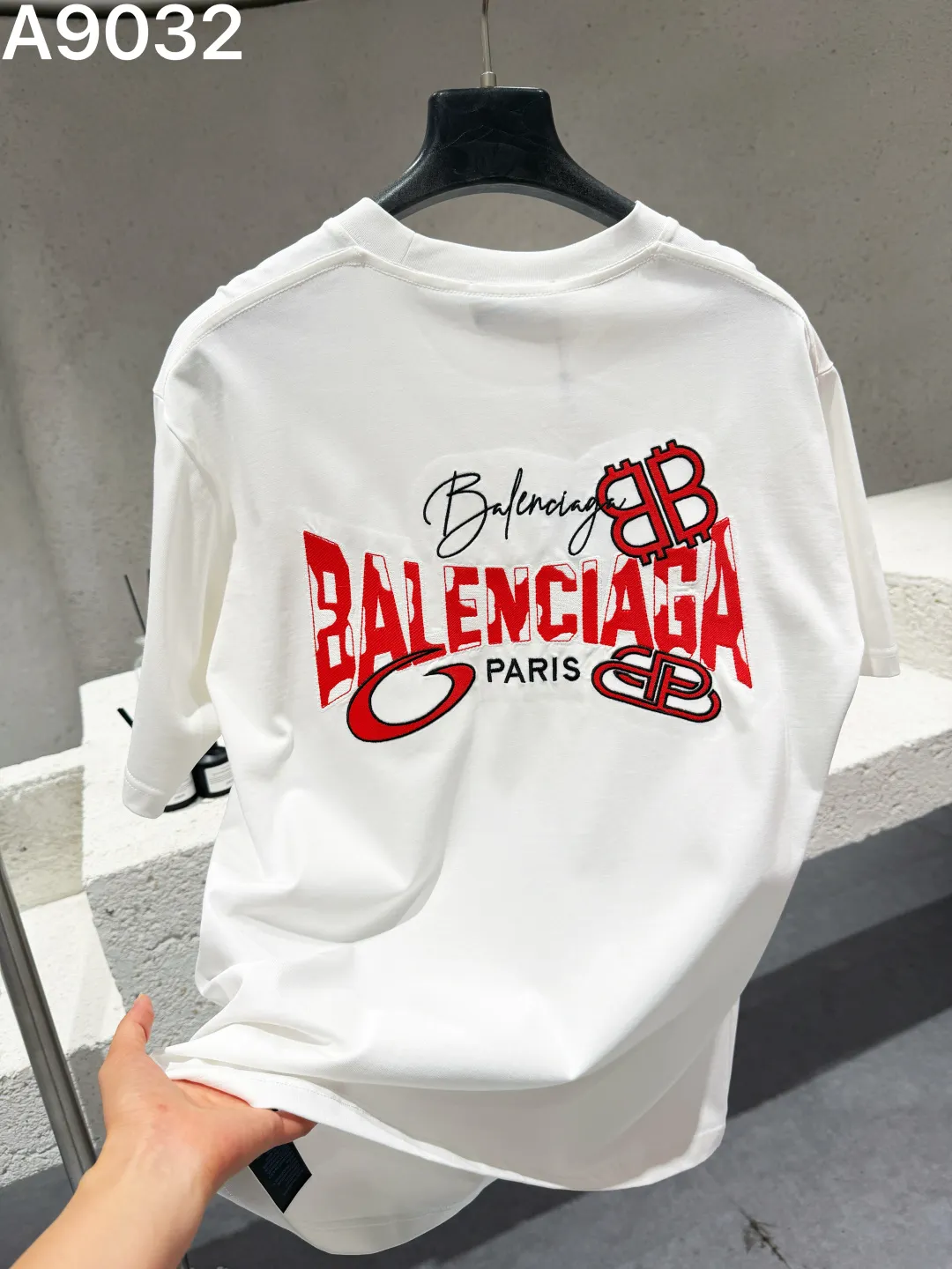 Logo Embroidery Cotton T-Shirt D9021545 — view 2