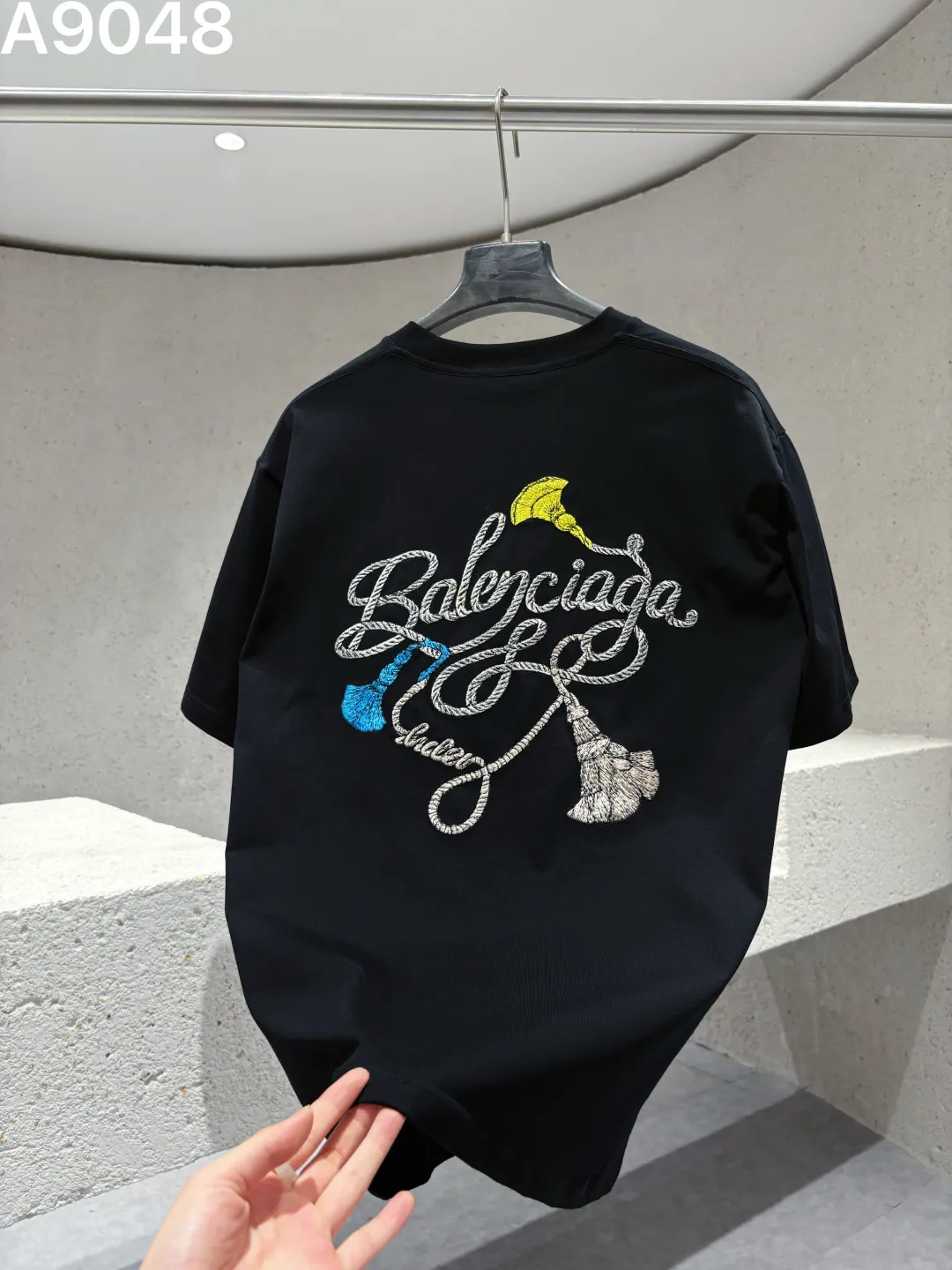 Embroidered Logo Cotton T-Shirt D9021543 — view 2