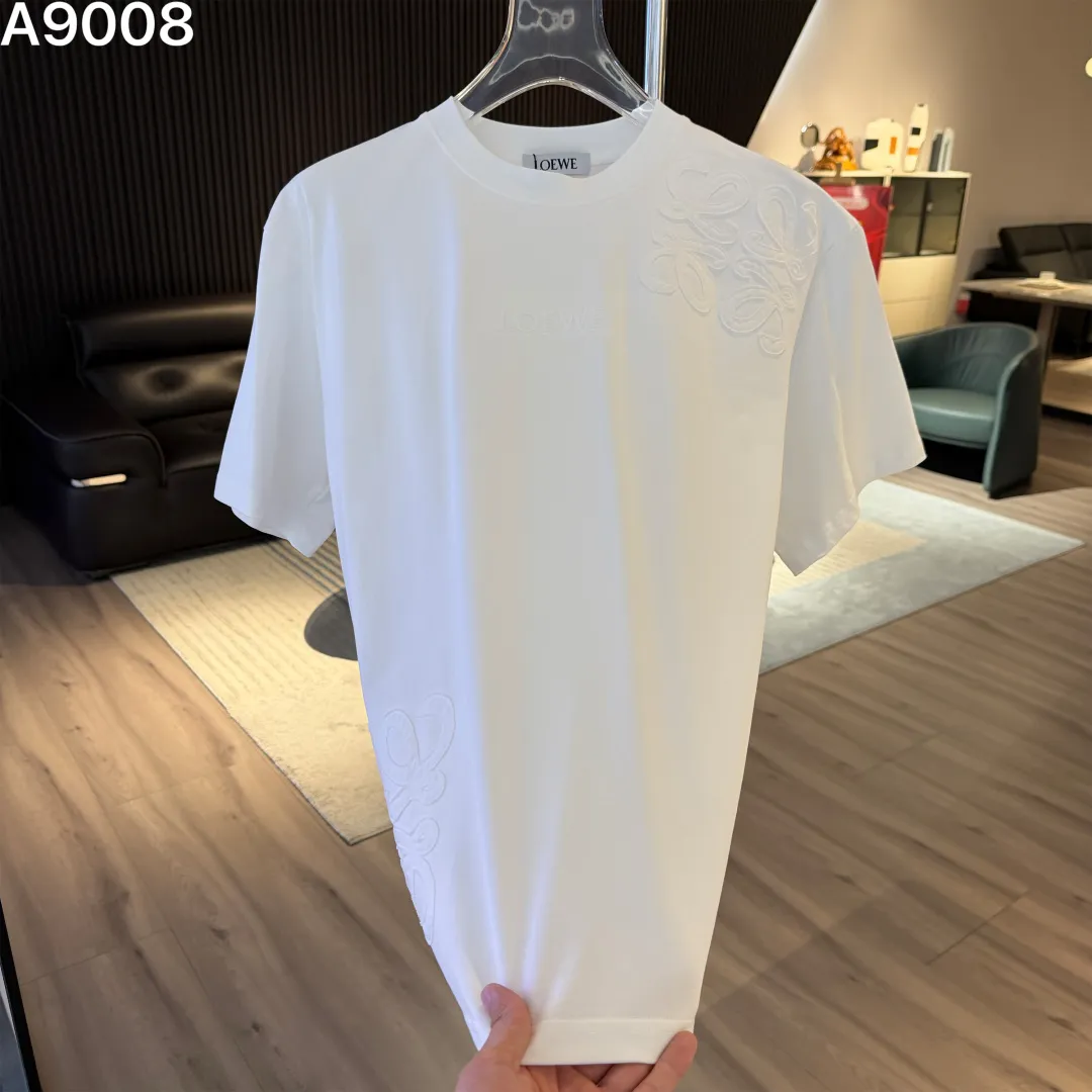 Anagram Embroidered Cotton T-Shirt D9021537