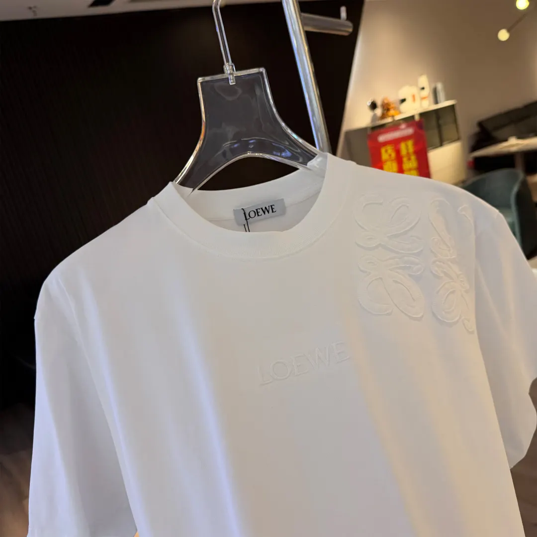 Anagram Embroidered Cotton T-Shirt D9021537 — view 3