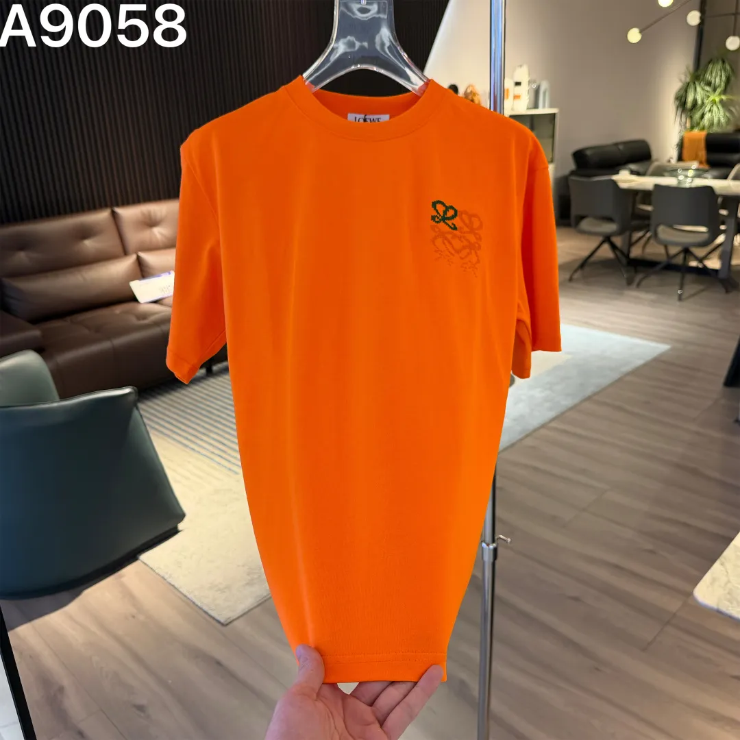 Anagram Embroidered Cotton T-Shirt D9021521