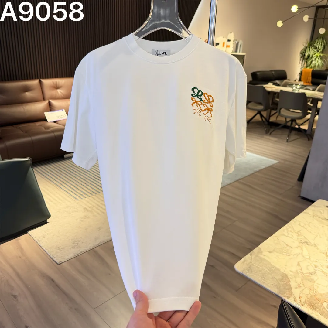 Anagram Embroidered Cotton T-Shirt D9021520
