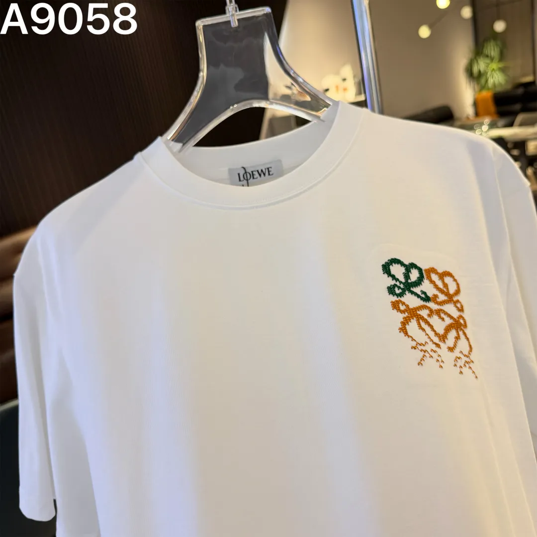 Anagram Embroidered Cotton T-Shirt D9021520 — view 2