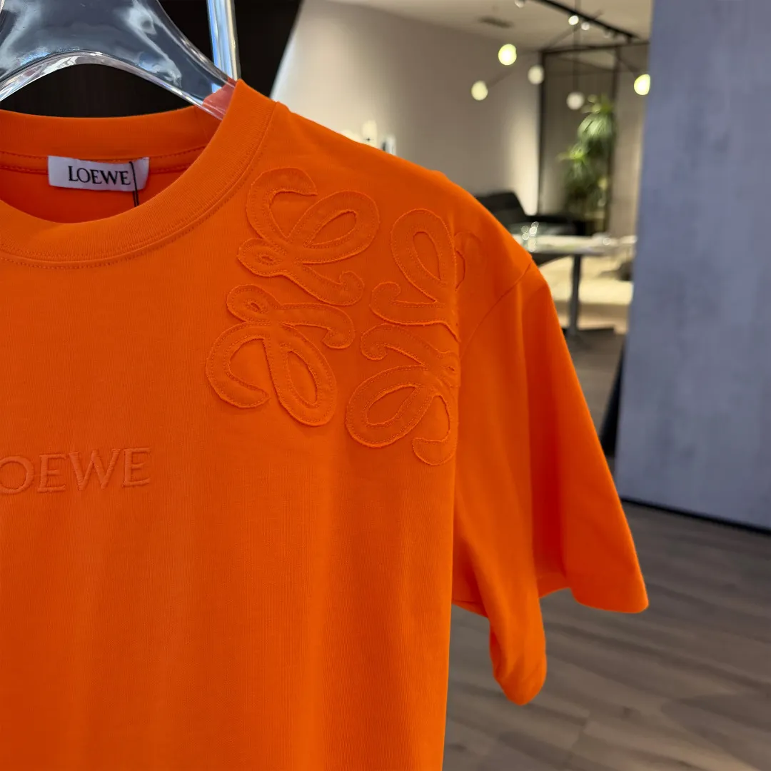 Anagram Embroidered Cotton T-Shirt D9021538 — view 3
