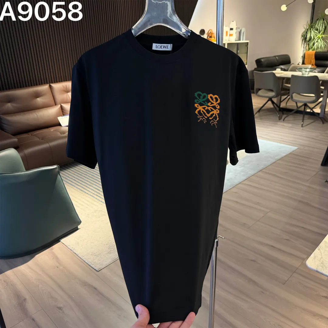 Anagram Embroidered Cotton T-Shirt D9021519