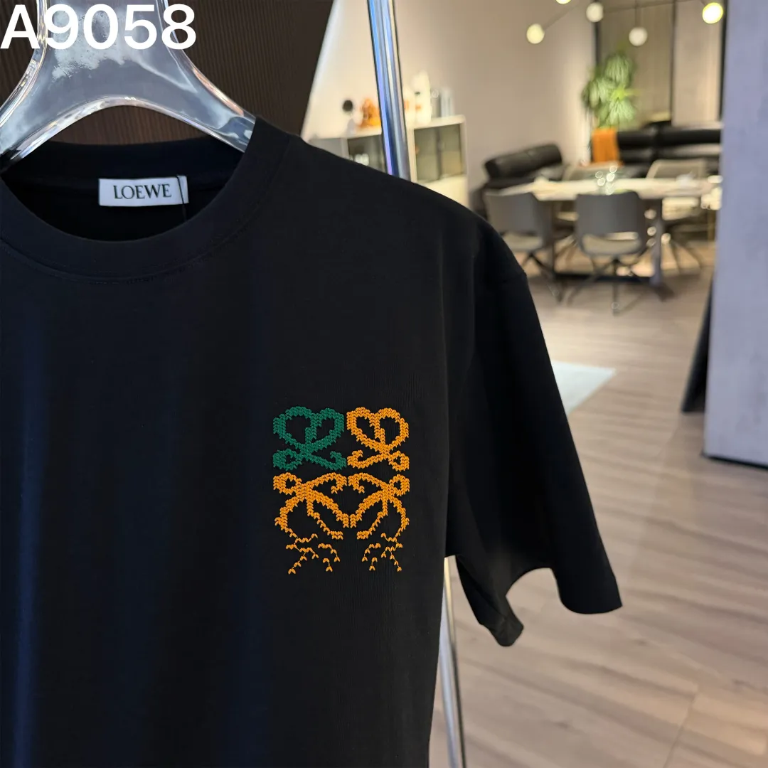 Anagram Embroidered Cotton T-Shirt D9021519 — view 3