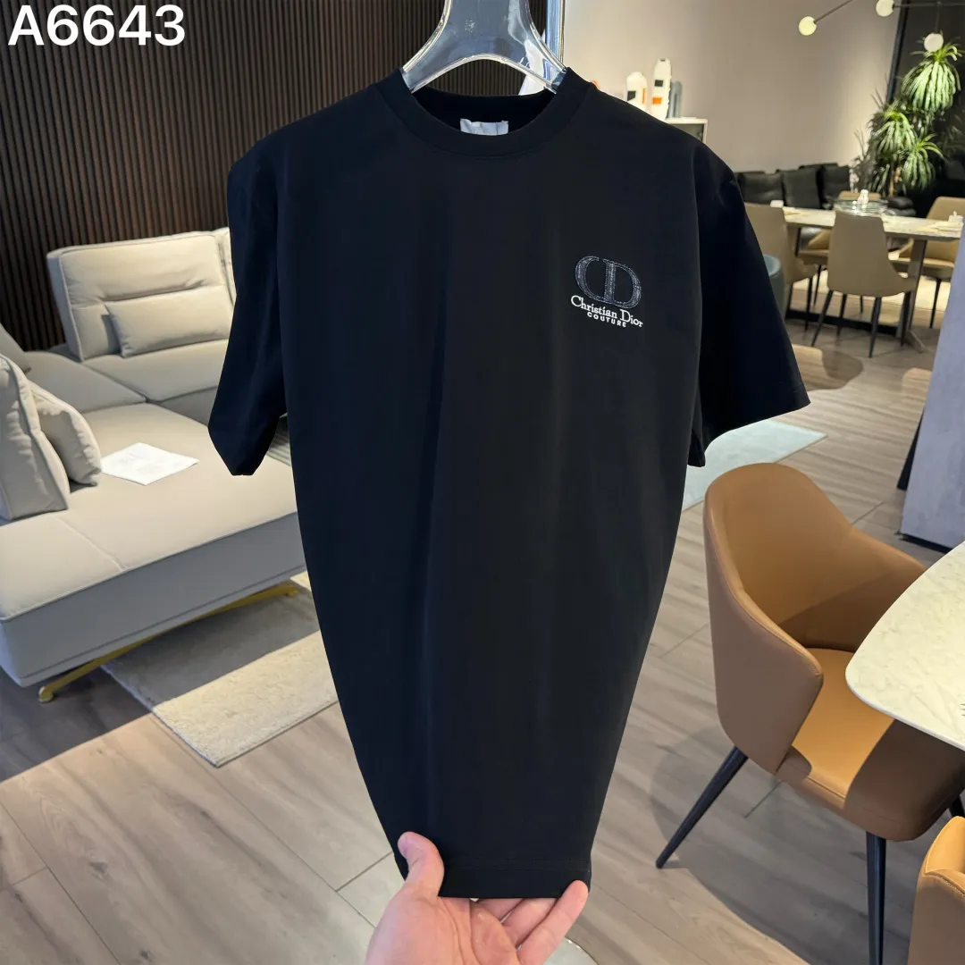 Christian Dior Couture Embroidered Logo T-Shirt D9021527