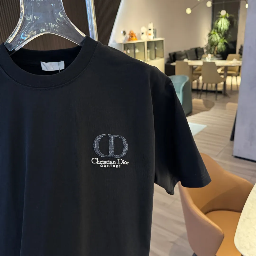 Christian Dior Couture Embroidered Logo T-Shirt D9021527 — view 3