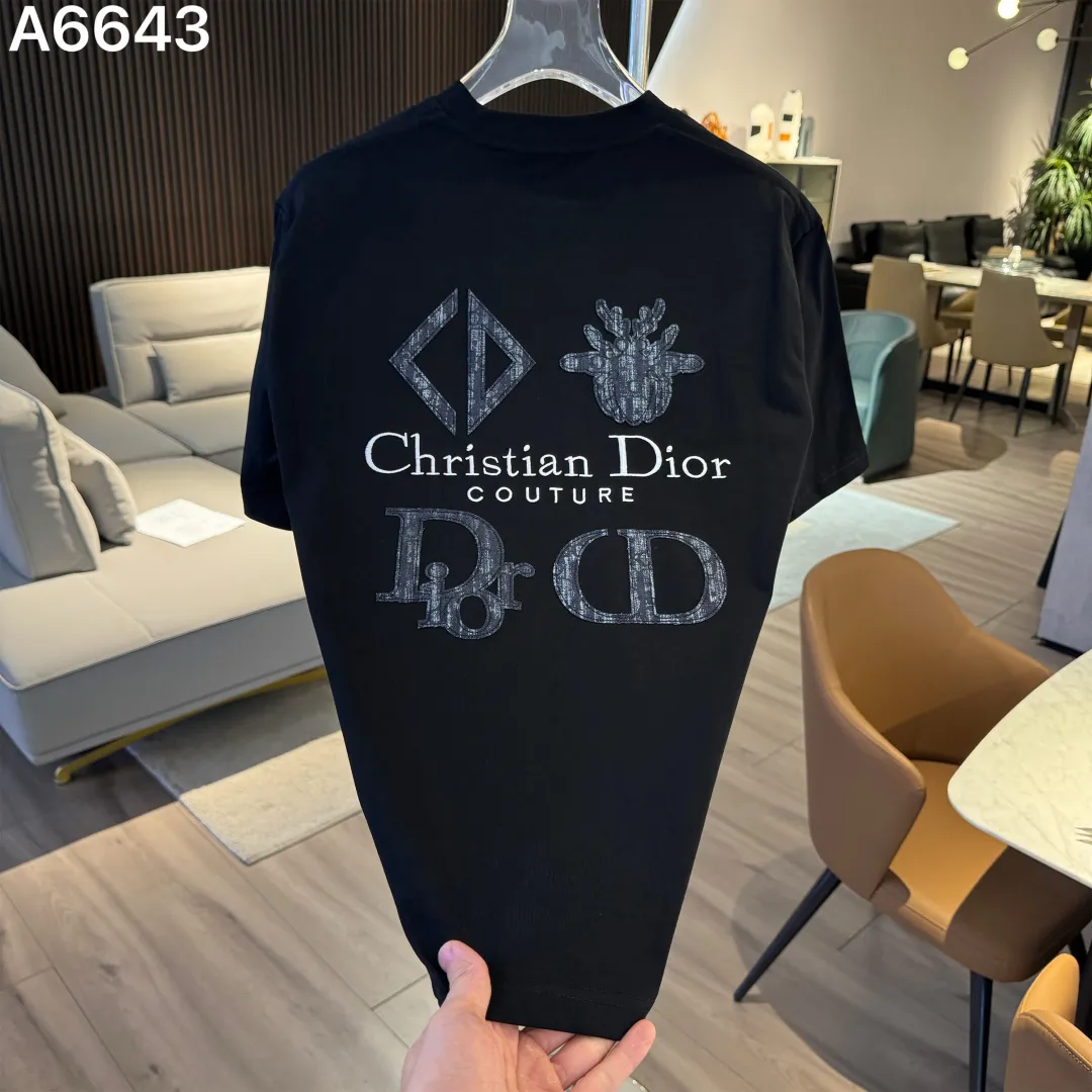 Christian Dior Couture Embroidered Logo T-Shirt D9021527 — view 4
