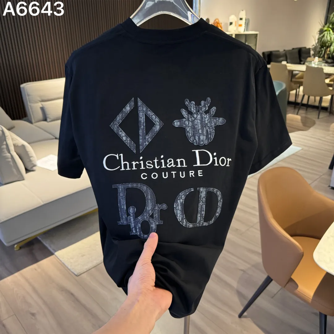 Christian Dior Couture Embroidered Logo T-Shirt D9021527 — view 5
