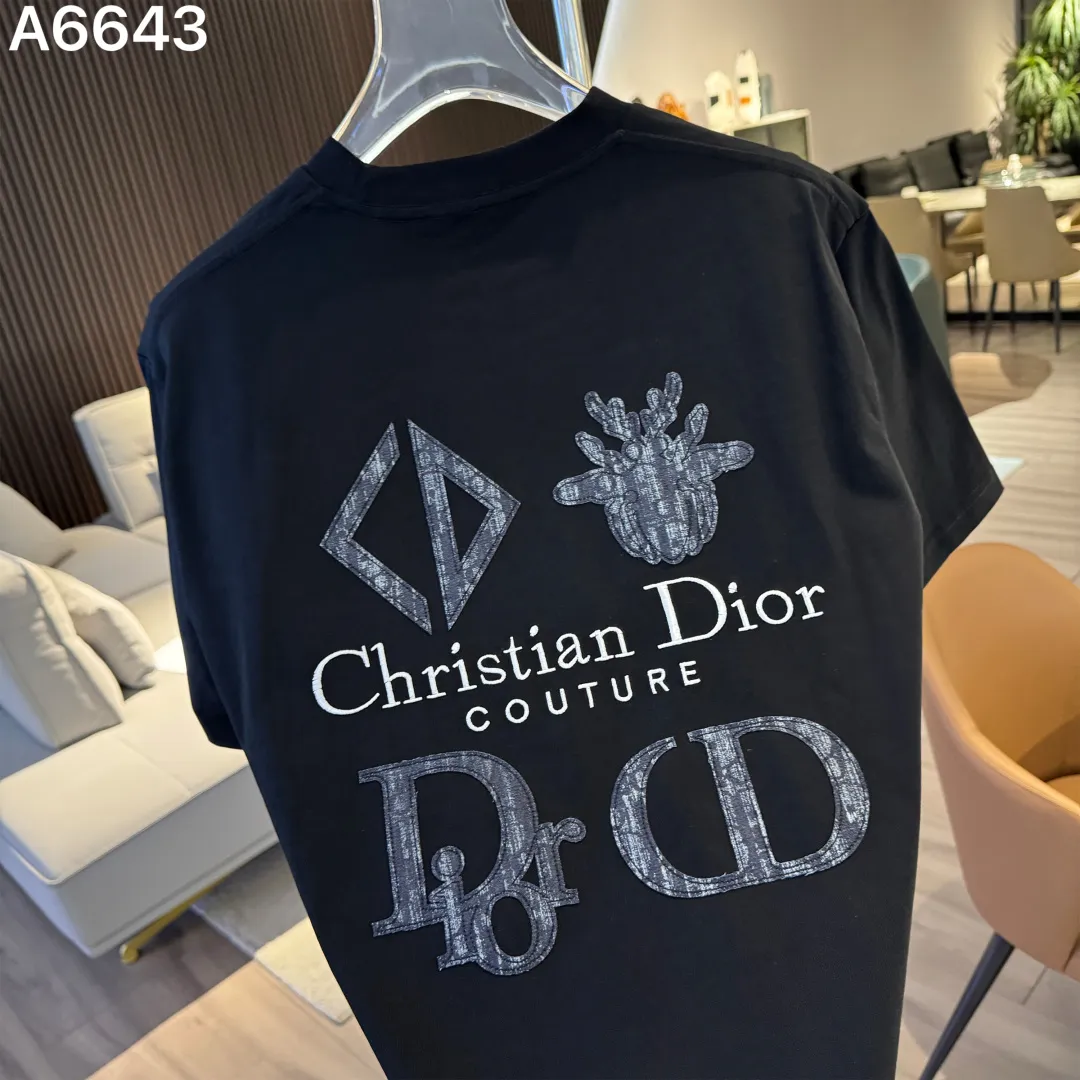 Christian Dior Couture Embroidered Logo T-Shirt D9021527 — view 6