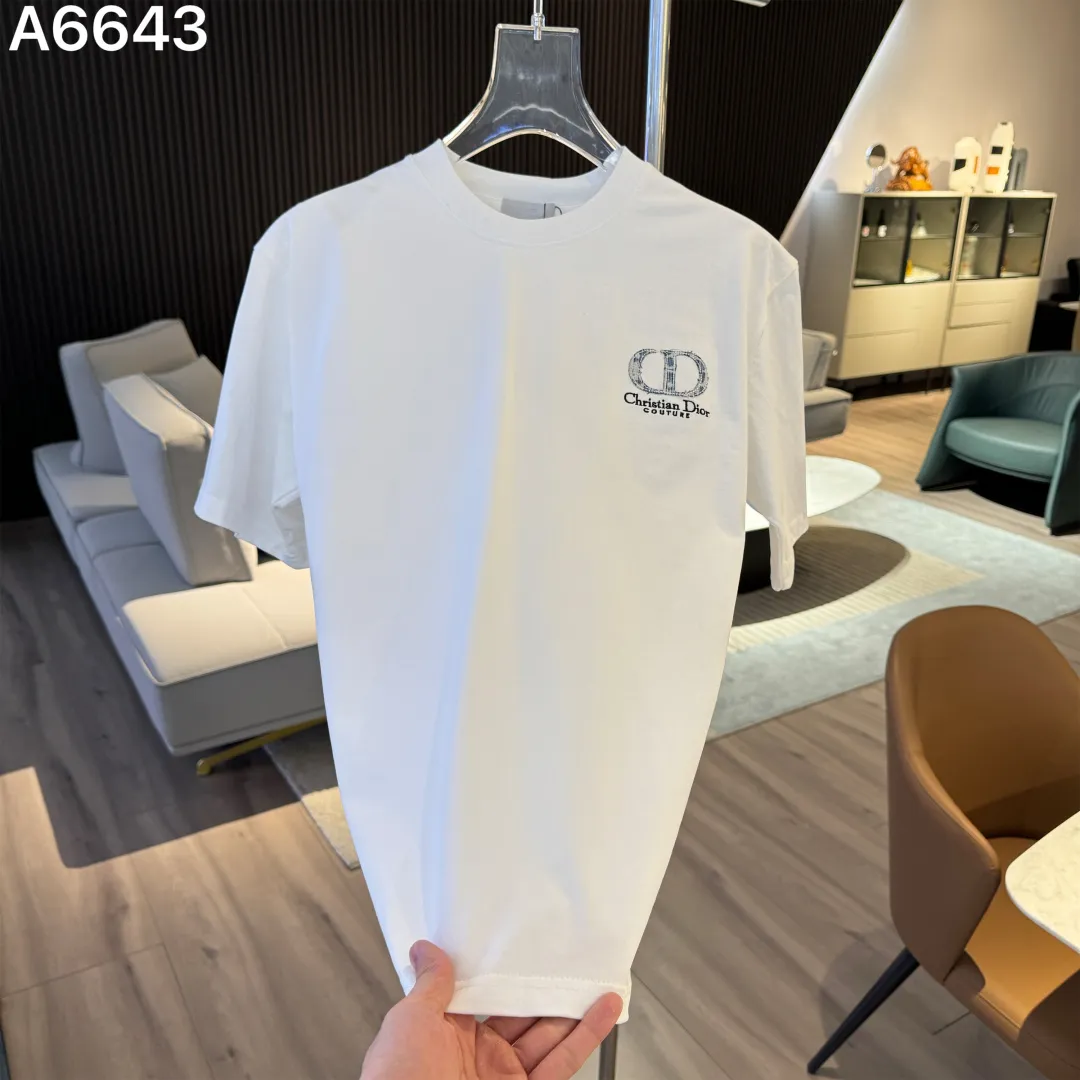 Logo Embroidery Cotton T-Shirt D9021528