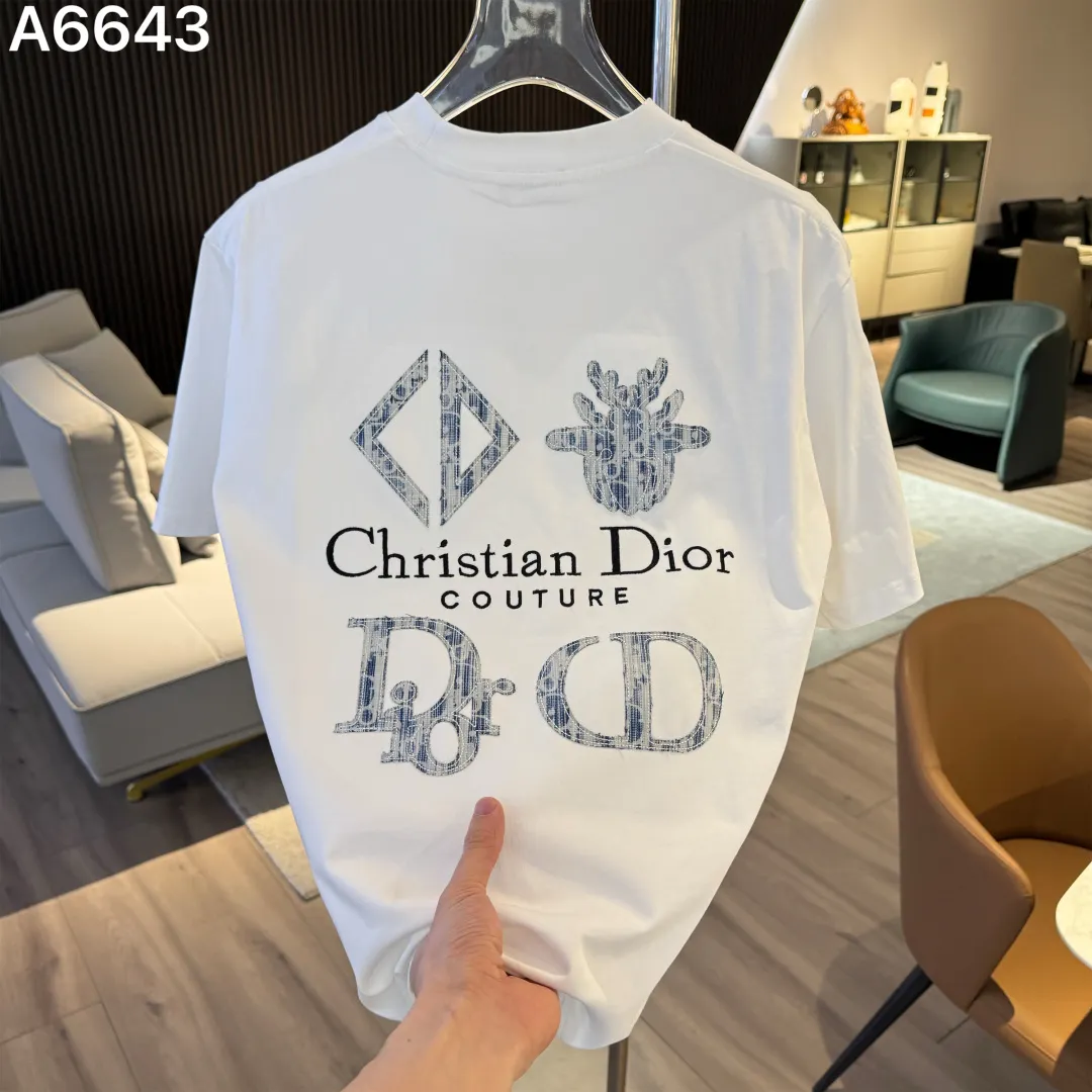 Logo Embroidery Cotton T-Shirt D9021528 — view 5
