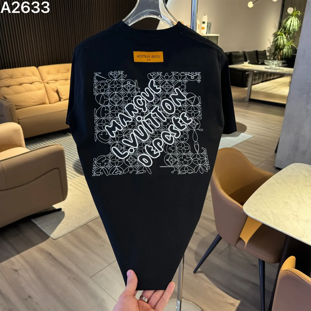 Embroidered Logo Cotton T-Shirt D9021550 — view 3