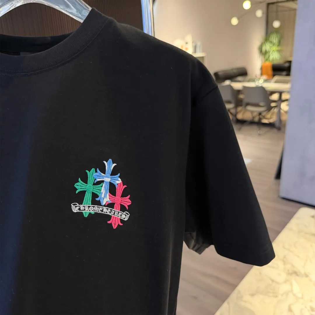 Embroidered Logo Cotton T-Shirt D9521524 — view 3