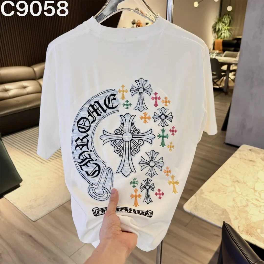 Embroidered Triple Cross Logo T-Shirt D9521525 — view 5