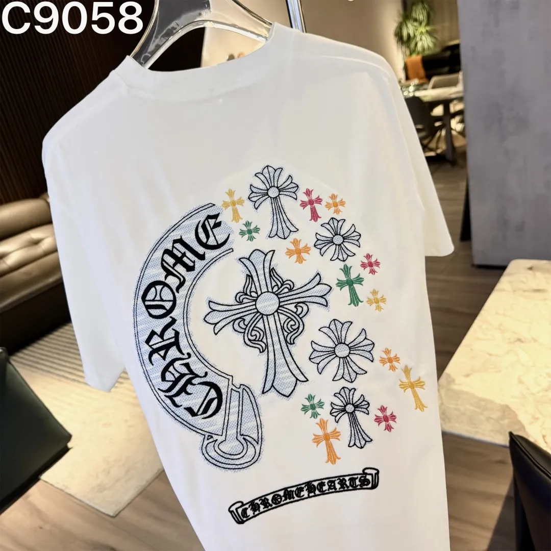Embroidered Triple Cross Logo T-Shirt D9521525 — view 6